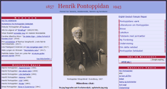 Desktop Screenshot of henrikpontoppidan.dk