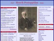 Tablet Screenshot of henrikpontoppidan.dk